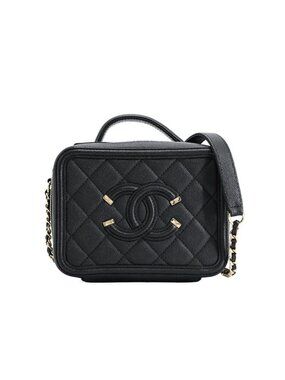 Chanel Shoulder Bag CC Filigree Small Vanity